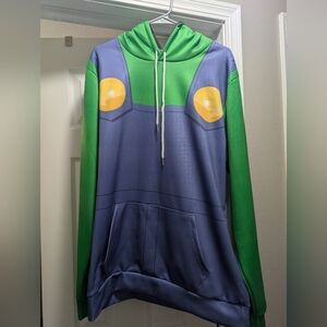 Luigi (Super Mario) Sweatshirt Costume & Accessories